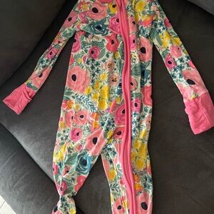 Little Sleepies Floral zippy